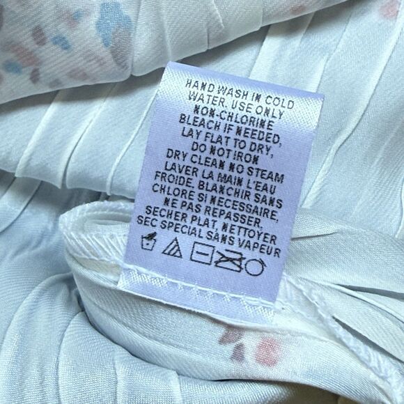 Komarov Dress Women 3X Ruffle Lace Sleeve Charmeuse Cocktail Party Formal - Picture 15 of 15